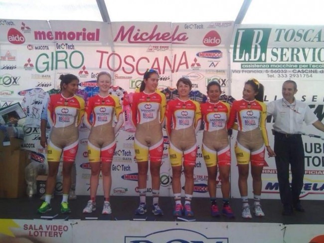 Equipamento Polémico no Giro de Toscania